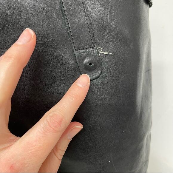 Sam Edelman Black Leather Penny Riding Boots Womens 7 Tall Classic Comfortable - Picture 7 of 13